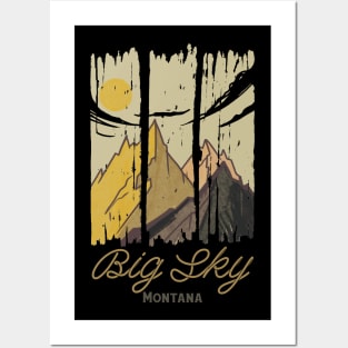 Big Sky Montana Posters and Art